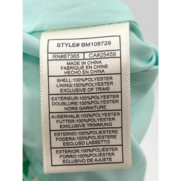 B2 Steve Madden Green Floral Mini Dress Womens Small Long Sleeves Cottagecore - Picture 6 of 7